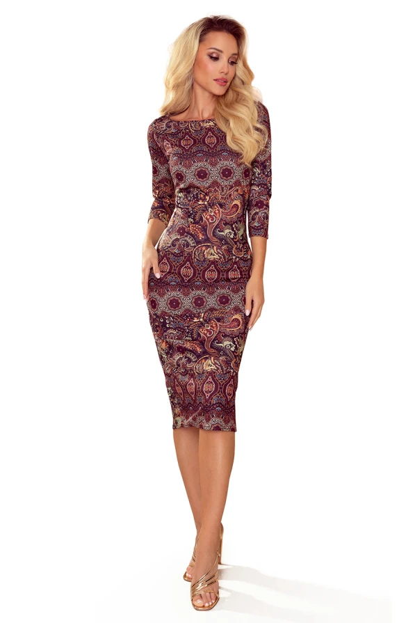 353-1 Rochie mulate cu slit lateral - BOHO MARO